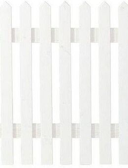 PLUS Gartenzaun Skagen, (Set), Höhe: 80 und 120 cm, Gesamtlänge: 4,78 bis 23,62 m, zum Einbetonieren