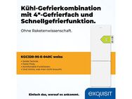 exquisit Kühl-/Gefrierkombination KGC320-95-E-040C, 185,8 cm hoch, 60 cm breit, 315 Liter Nutzinhalt, Elektronische Steuerung