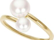Firetti Fingerring Schmuck Geschenk Gold 333 Damenring Goldring, mit Süßwasserzuchtperle