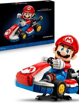 LEGO® Mario Kart: Mario & Standard-Kart (72037), LEGO Super Mario Konstruktionsspielsteine, (1972 St), Made in Europe