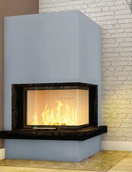 Kaminbausatz 🟡 IMPERIAL EXTRA b Volcano 2PATh 9KW Kamin Ofen Panorama L-Kamin Neu Hajduk LDF-Kamine - Strausberg