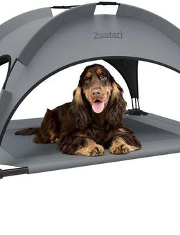 ZOOFARI® Hundebett mit abnehmbaren Dach Katze UV Beständig Set - Wuppertal