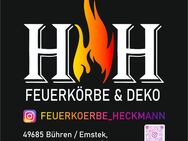 Feuertonne Feuerkorb mit individuellen Logo Motiv Bild - Schüttorf