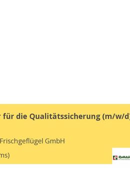 Mitarbeiter für die Qualitätssicherung (m/w/d) - Haren (Ems)