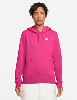 Nike Sportswear Kapuzensweatshirt CLUB FLEECE WOMEN'S PULLOVER HOODIE Damen Kapuzenpullover aus weichem Fleece Material