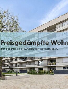 Mietpreisgedämpftes Wohnen: Attraktive 3-Zimmer-Wohnung mit großer Terrasse und zwei Bädern - Düsseldorf