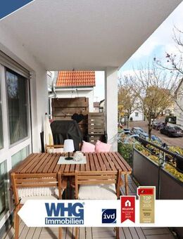 Freiwerdend: Schöne 3-Zimmer-Wohnung mit Balkon und TG-Stellplatz - Freiberg (Neckar)