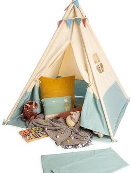 Pinolino® Spielzelt Tipi Yuma mit Zeltstangen aus Holz