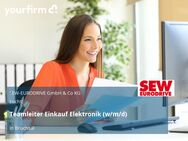 Teamleiter Einkauf Elektronik (w/m/d) - Bruchsal