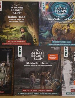 24 Hours/Days Escape Bücher: Robin Hood, Ring, Holmes, Zeitreise - Obermichelbach