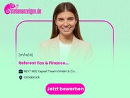 Referent Tax & Finance (m/w/d) - Osnabrück