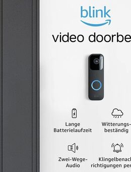 Blink Video Doorbell Türklingel mit Kamera Gegensprechfunktion - Berlin Neukölln