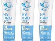 Essence Primer HYDRO HERO PRIMER, 3-tlg., mit Hyaluronsäure und Gurkenextrakt