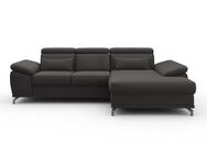 sit&more Ecksofa Cabrio L-Form, mit Sitztiefenverstellung, Arm- und Kopfteilverstellung, 2 Nierenkissen, Federkern, optional Bettfunktion und Stauraum