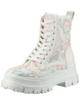 Buffalo Buffalo Stiefelette Lederimitat Schnürstiefelette