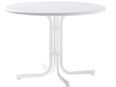 Sieger Klapptisch Boulevard Mecalit-Pro Weiß Ø 100 cmx72 cm in 75217
