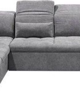 ED EXCITING DESIGN Wohnlandschaft Wayne U-Form mit Bettfunktion, Bettkasten, Arm- und Kopfteilverstellung & 3 Nierenkissen