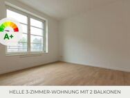 ** Großzügige 3 Zimmer-Wohnung | Parkettboden | Wohnküche | 2 Balkone | Bad mit Wanne | Gäste-WC ** - Leipzig