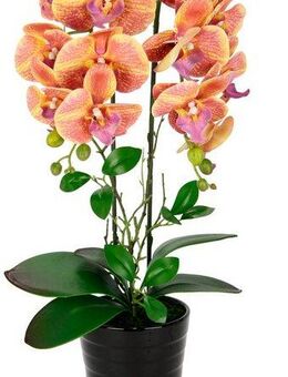 Kunstblume Orchidee, I.GE.A., Höhe 58 cm, Im Topf Phalaenopsis Orchidee Phalaenopsis mit Übertopf Hochzeit
