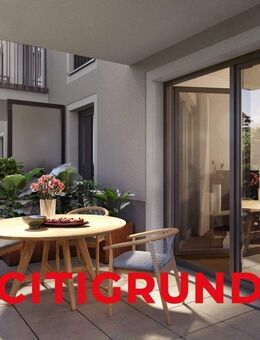 Oberschleißheim - Modernes Ambiente mit sonniger Wohlfühlterrasse - Oberschleißheim