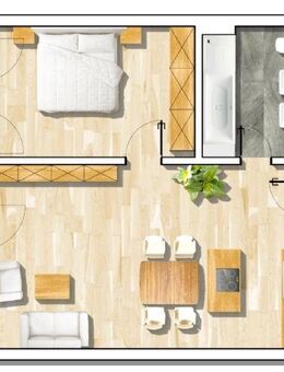 Helle 2 Zimmer NEUBAU Wohnung Balkon, Abstellraum, Keller und Stellplatz (WE 8) - Röttenbach (Landkreis Roth)