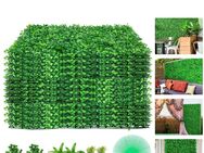Künstliche Hecke 12 Stk 50,8 x 50,8 cm aus 100% PE Pflanzenwand 3 m2 Abdeckungsfläche Sichtschutzhecke 4 cm Stärke Wanddekoration Pflanzen Hecke - Wuppertal