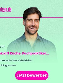Fachkraft Küche, Fachpraktiker*in Küche (Beiköchin/Beikoch) oder Absolventin/Absolventen der einjährigen Berufsfachschule Hauswirtschaft (m/w/d) - Recklinghausen