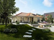 Winkelbungalow 108 massiv gebaut, Preis inkl. Grundstück - Schillingen