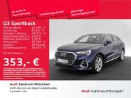 Audi Q3, Sportback 40 TFSI qu S line, Jahr 2023 - München