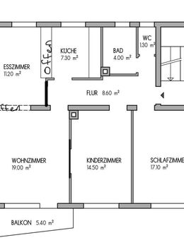 Kernsanierte 3 Zimmer mit Garten, Garage und Balkon - Pforzheim
