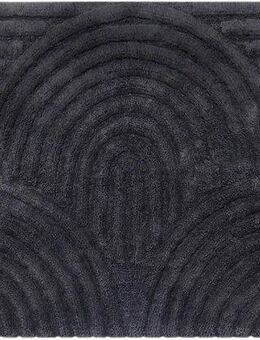 my home Badematte Juna, Badvorleger, Badezimmer Teppich, Zen, Scandi, Boho, Höhe 15 mm, rutschhemmend beschichtet, fußbodenheizungsgeeignet, Baumwolle, rechteckig, Baumwolle, Hoch-Tief-Effekt, weich