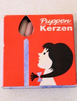 Puppenkerzen bunt, 40 Stück von EWA - Dresden