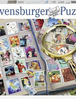 Ravensburger Puzzle Disney, Meine liebsten Briefmarken, 2000 Puzzleteile, Made in Germany