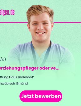 Heilerziehungspfleger (w/m/d) oder vergleichbare Qualifikation - Schwäbisch Gmünd