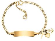 Herzengel ID Armband Glaube, Liebe & Hoffnung, HEB-ID-FLH-G9K