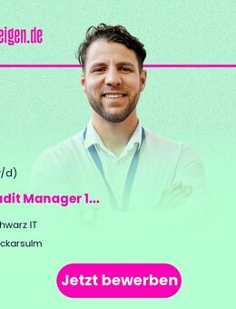 (Junior-) IT Audit Manager (m/w/d) 1 - Neckarsulm