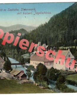 Alte Ansichtskarte “Mürzsteg“, gelaufen 1912 - Landsberg