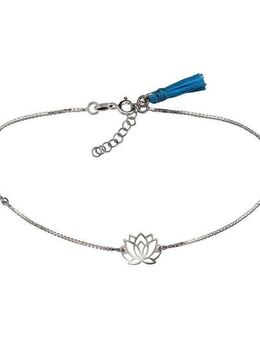 Vivance Fußkette 925 Silber Lotusblüte + Quaste