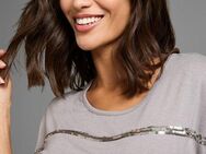 Laura Scott T-Shirt ärmellos, hüftlang, mit glitzernden Pailletten - NEUE FARBEN