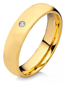 Damenring Wolframring W755D mit Zirkonia -Gravur - Aholming