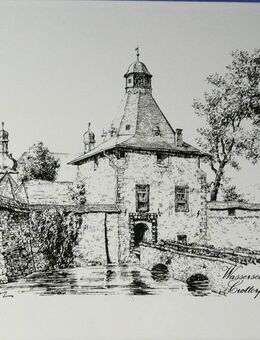 Souvenir vom Wasserschloss Crottorf - Niederfischbach