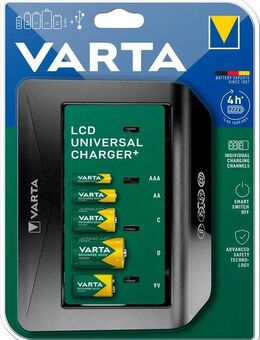 VARTA Universal Charger+ Batterie-Ladegerät (1-tlg)
