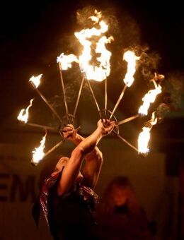 Feuershow Robaria - Gera
