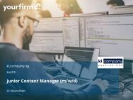 Junior Content Manager (m/w/d) - München