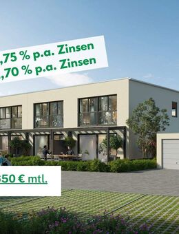 Familienfreundlich & modern: Neubau KFW 40 Reihenhaus mit Garten und Terrasse - Kaufbeuren