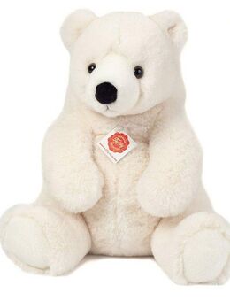 Teddy Hermann® Kuscheltier Eisbär sitzend weiß, 35 cm