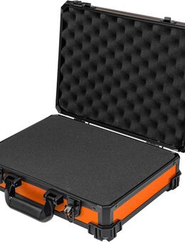 Transportkoffer mit Rasterschaumstoff Universalkoffer Orange - Birkenfeld (Baden-Württemberg)
