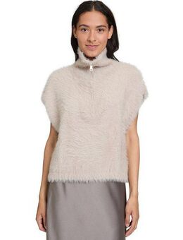 Cartoon Stricktop Damen mit Reißverschluss