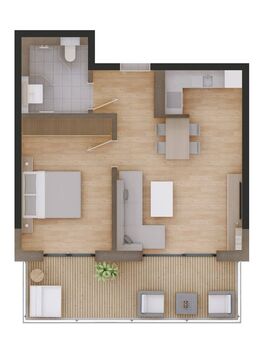 Helle 2. Zimmer - Neubauwohnung in Viechtach - Viechtach