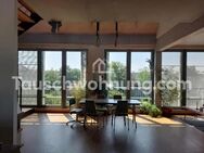 [TAUSCHWOHNUNG] Atemberaubendes Penthouse mit Parkblick im angesagten Connew - Leipzig